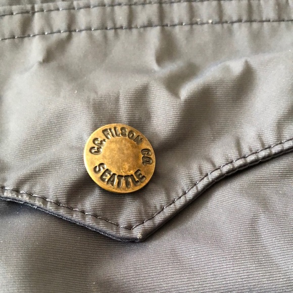 Filson Dark Blue Lightweight Shirt Jacket - Picture 3 of 13